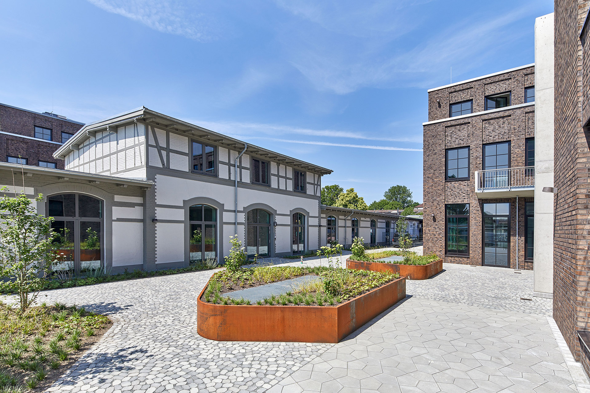 Westwerk Bahrenfeld / Freianlagenplanung Landschaftsarchitektur+