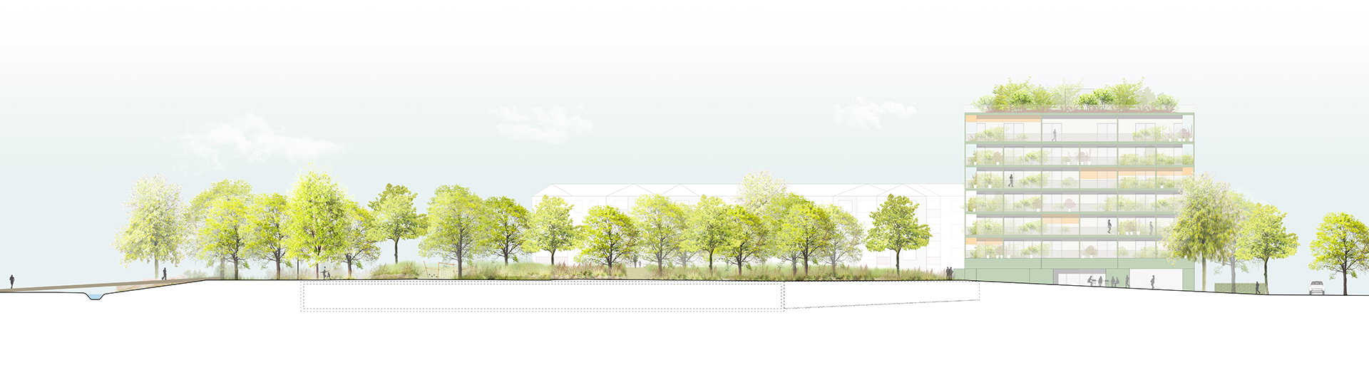 Schnitt Bergedorf-West / Landschaftsarchitektur+ 2025