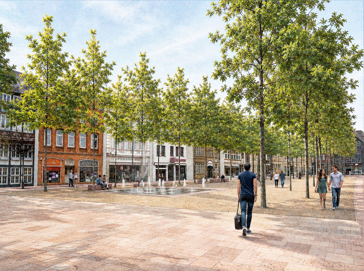 Visualisierung Stadthagen / Landschaftsarchitektur+ 2026